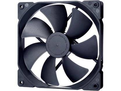 Fractal Design Dynamic X2 PWM GP-14 140mm High Durability Long Life Sleeve Bearing Black Edition Radiator Optimized Computer Case Fan