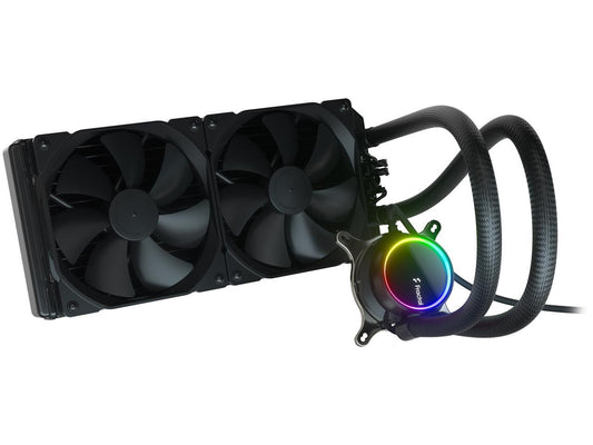 Fractal Design Celsius+ S28 Dynamic X2 PWM Black 280mm Silent Performance Slim Radiator AIO CPU Liquid/Water Cooler