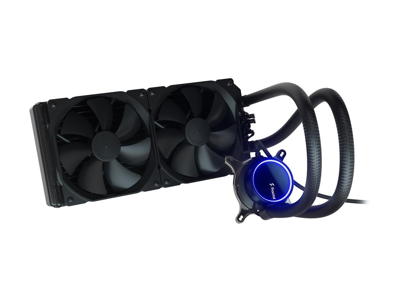 Fractal Design Celsius+ S28 Dynamic X2 PWM Black 280mm Silent Performance Slim Radiator AIO CPU Liquid/Water Cooler