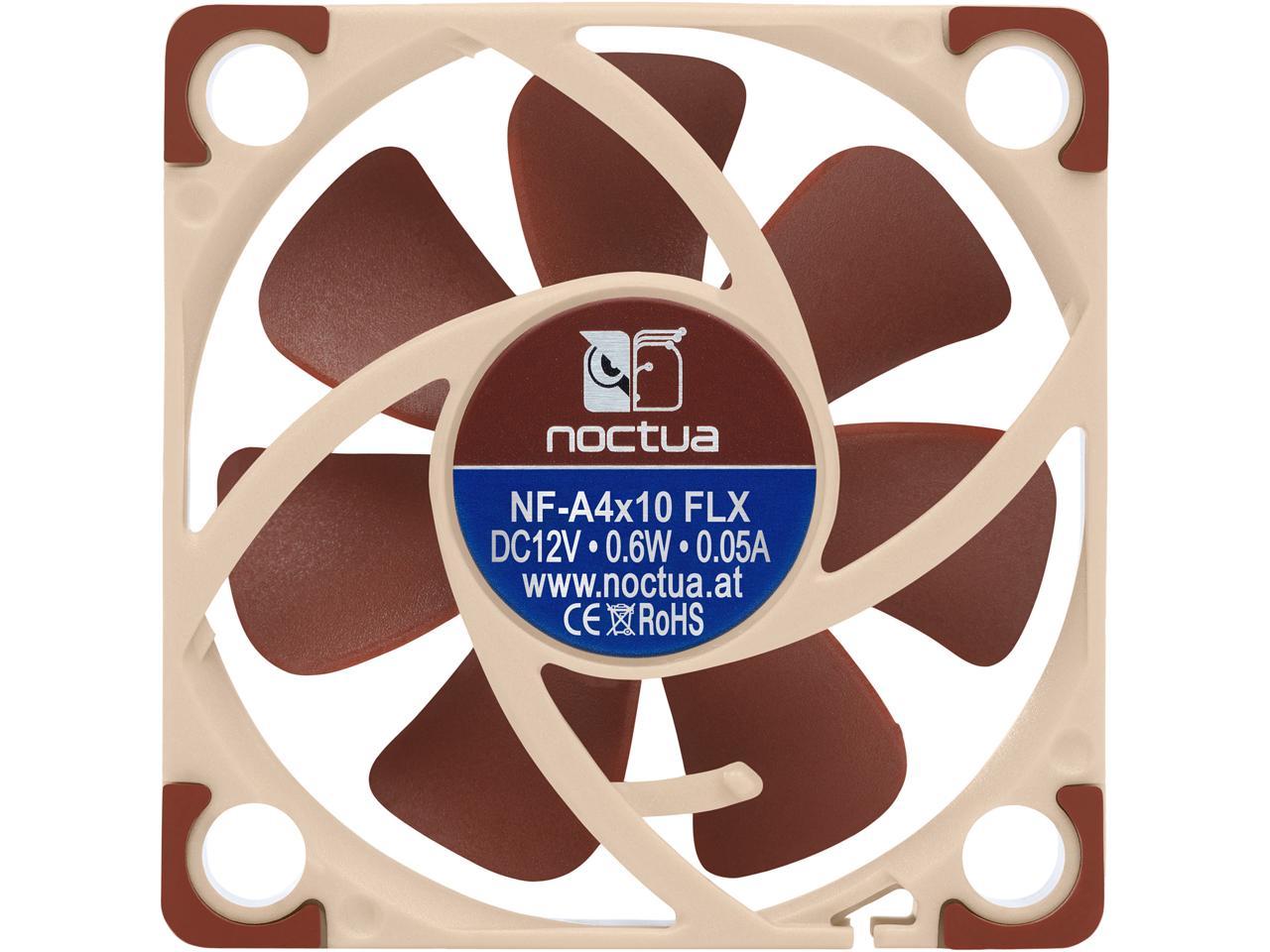 Noctua NF-A4x10 FLX, Premium Quiet Fan, 3-Pin (40x10mm, Brown)