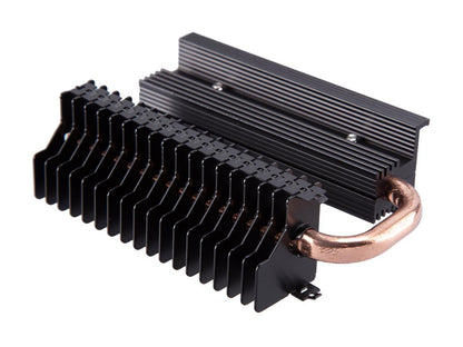 Athena Power CO-HM2CP Xinshis-M.2 SSD Radiator Cooler with Heat Pipe, SATA NVMe NGFF M.2 SSD Cooler, Compatible with PCIE NVME M.2 2280 SSD and SATA M.2 2280 SSD. With Thermal Silica Pad (Excluding SSD)