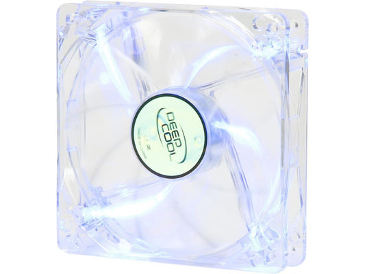 DEEPCOOL XFAN 120L/B Hydro Bearing Transparent Fan with Blue LED