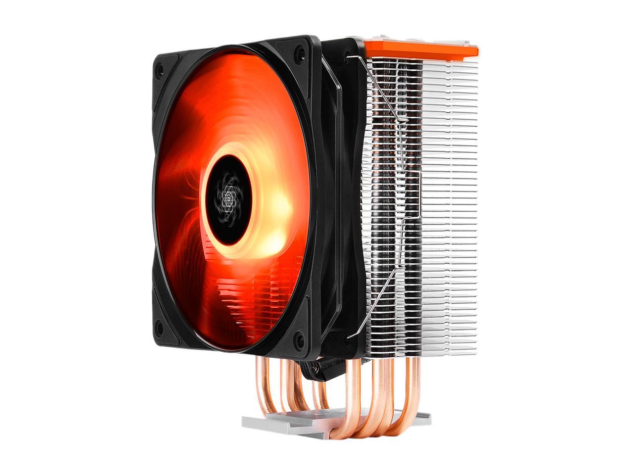 DEEPCOOL GAMMAXX GT-CPU Cooler Die-casting Top Cover Synchronized RGB Housing and Fan AURA Sync Metal Mounting Kit Support LGA 2066 / AM4