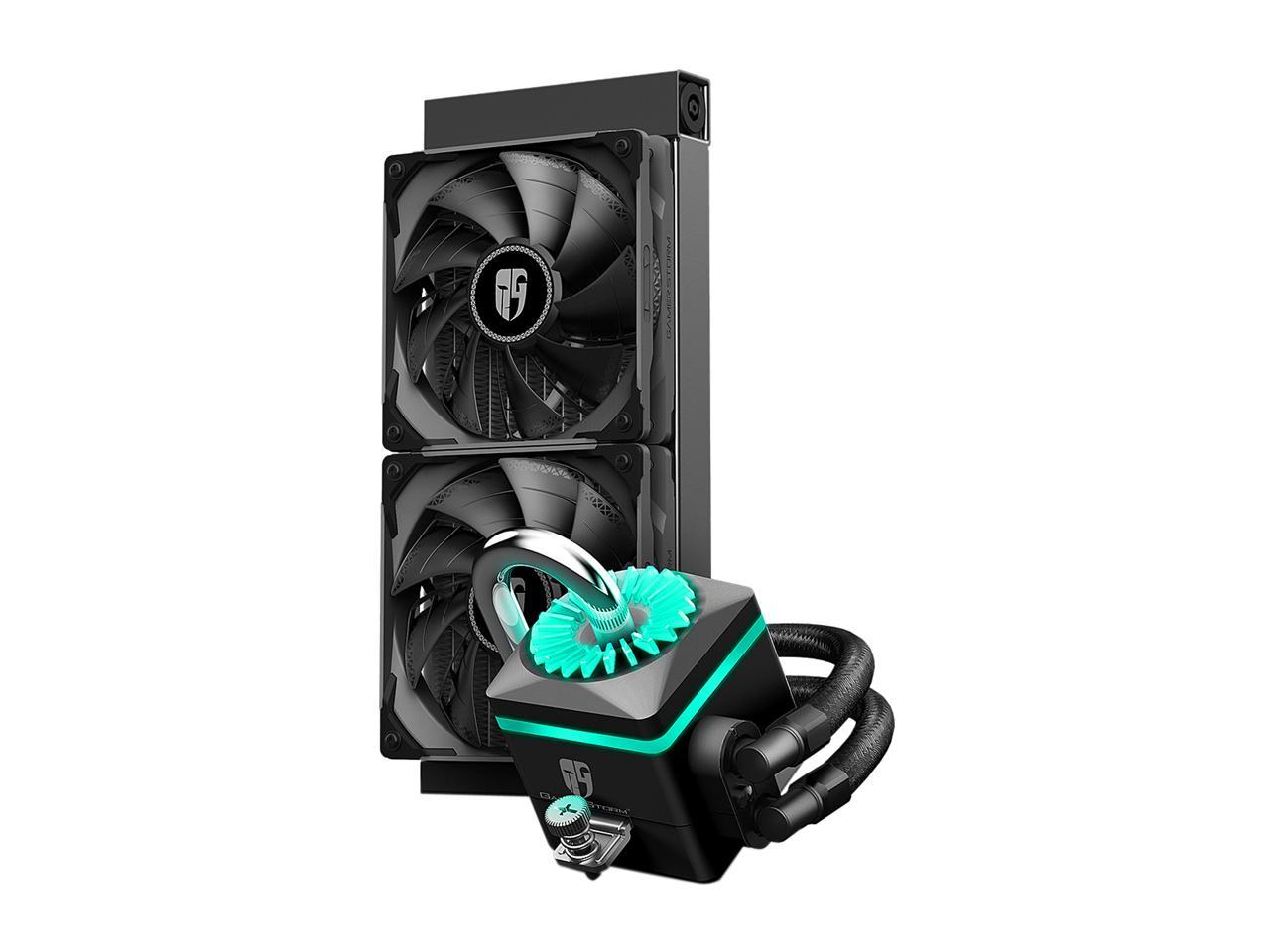 DEEPCOOL Gamer Storm CAPTAIN 240X RGB AIO Liquid CPU Cooler, 240mm Radiator, Anti-Leak Technology Inside, 12V RGB 4-Pin Motherboard Control, TR4/AM4 Compatible