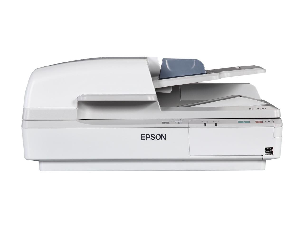 EPSON WorkForce DS-7500 (B11B205321) 48 bit CCD Flatbed: 1200 dpiADF: 600 dpi Duplex Flatbed Color Image Scanner with ADF