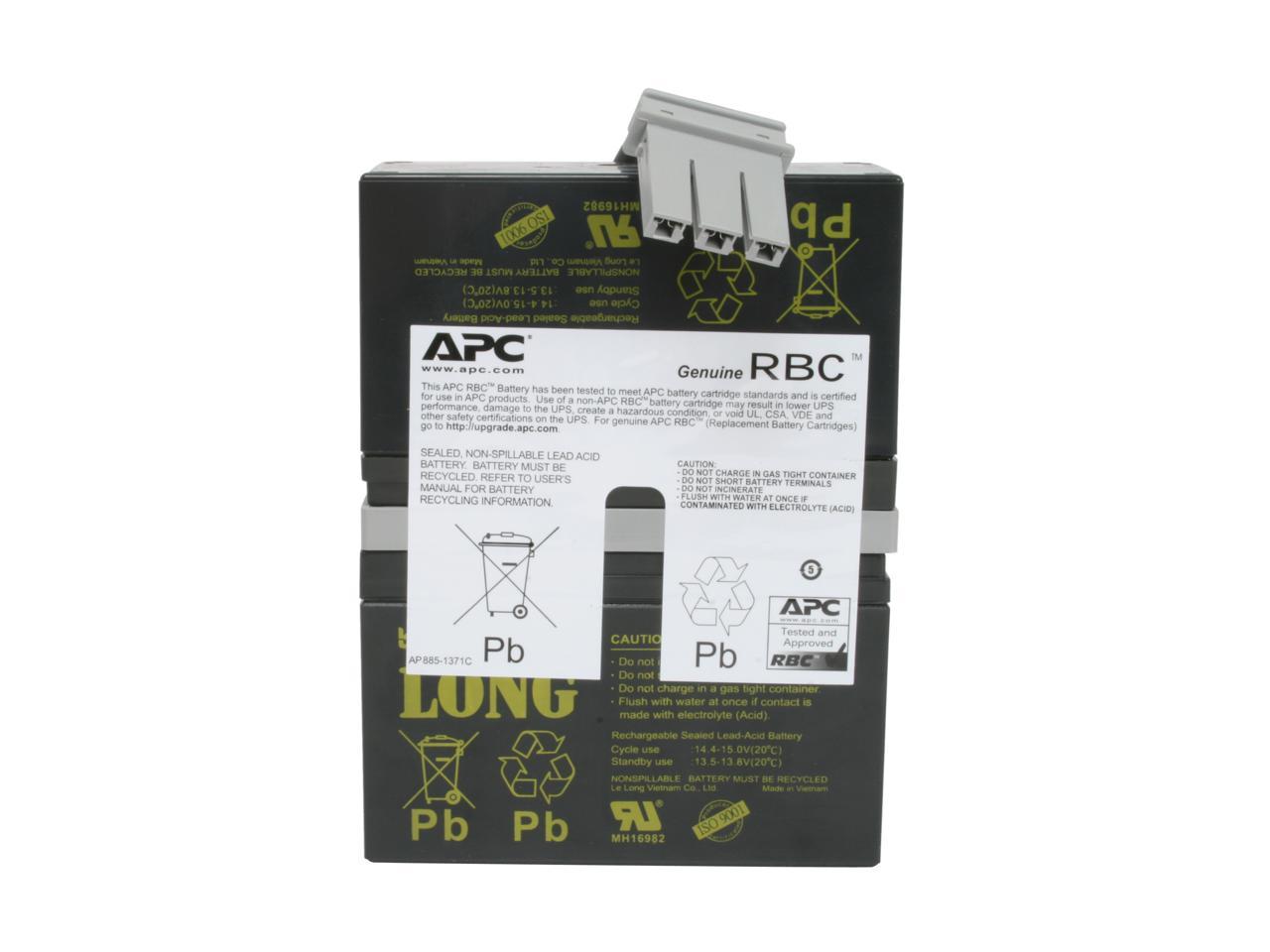 APC UPS Battery Replacement for APC Back-UPS Models BR1000, BX1000, BN1050, BN1250, BR1200, BR500, BR800, BR900, BX1200, BX800, BX900 and select others (RBC32)