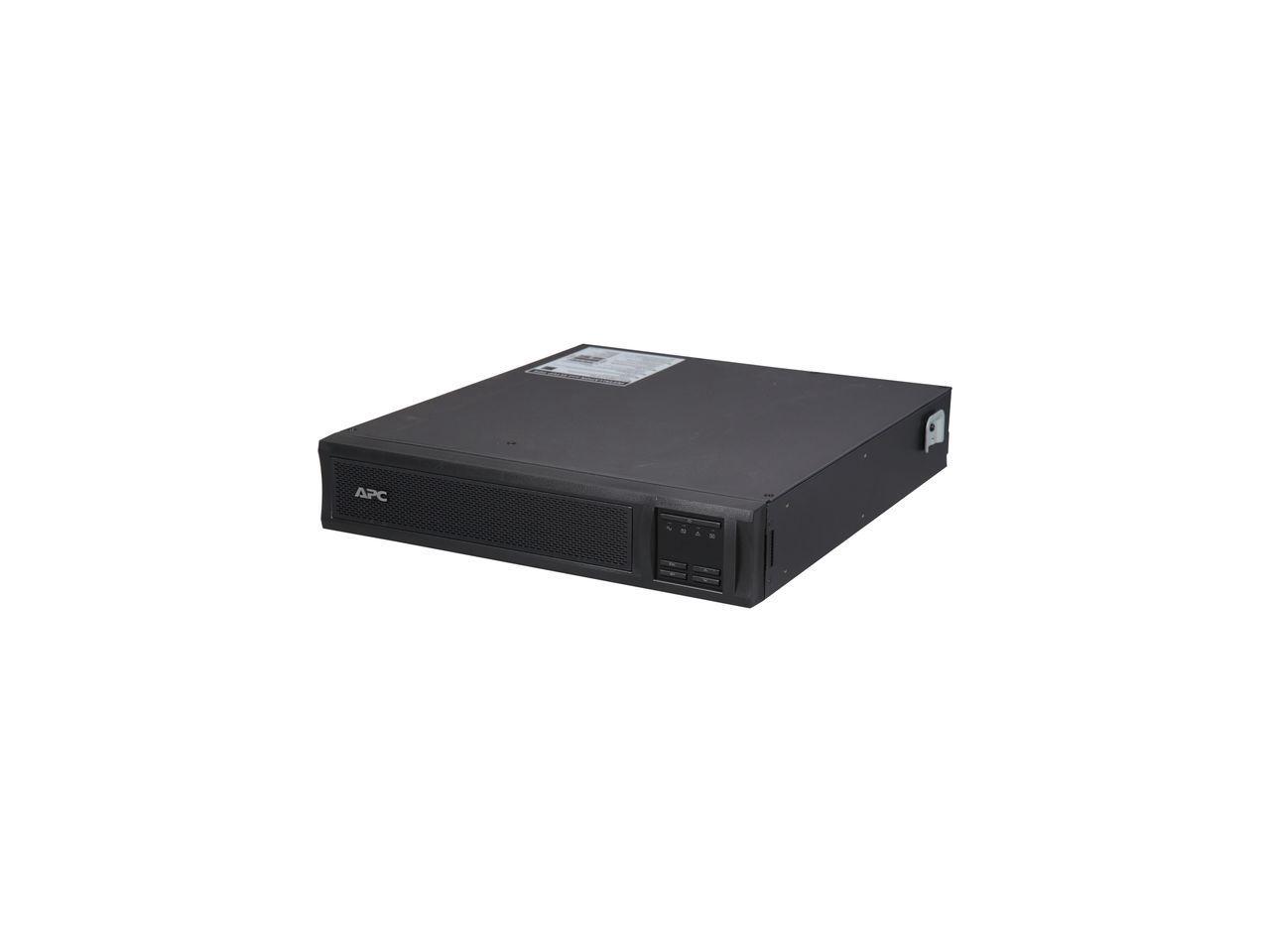 APC UPS, 1500 VA Smart-UPS Sine Wave UPS Battery Backup with Extended Run Option, 2U Rackmount/Tower Convertible, Line-Interactive, 120V (SMX1500RM2U)