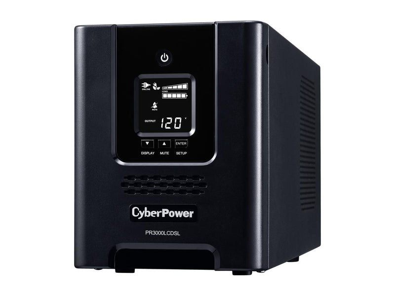 CyberPower Smart App Sinewave PR3000LCDSL 3000 VA 2700 Watts 7 Outlets UPS