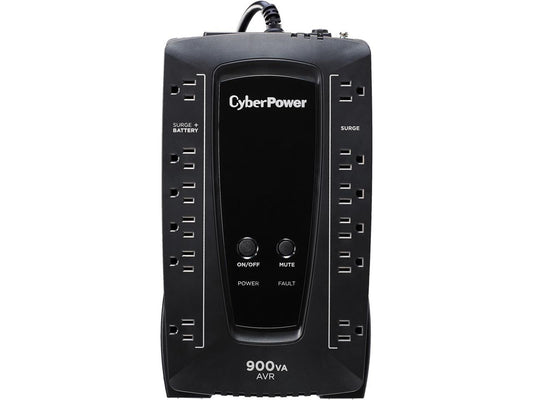 CyberPower AVRG900U 900 VA 480 Watts 12 Outlets Compact UPS w/ Automatic Voltage Regulation