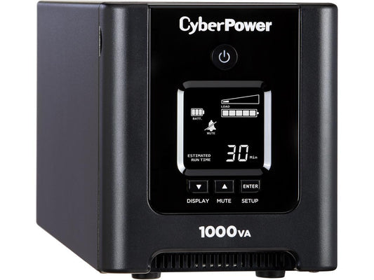 CyberPower PFC Sinewave Series OR1000PFCLCD 1000 VA 700 Watts 8 Outlets UPS