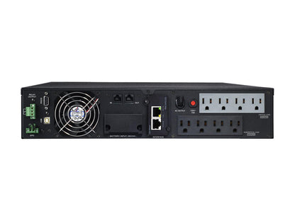 CyberPower OL1500RTXL2UN 1.5KVA Online UPS 2U sine wave LCD 100-125V RMCARD205 RT 3YR WTY