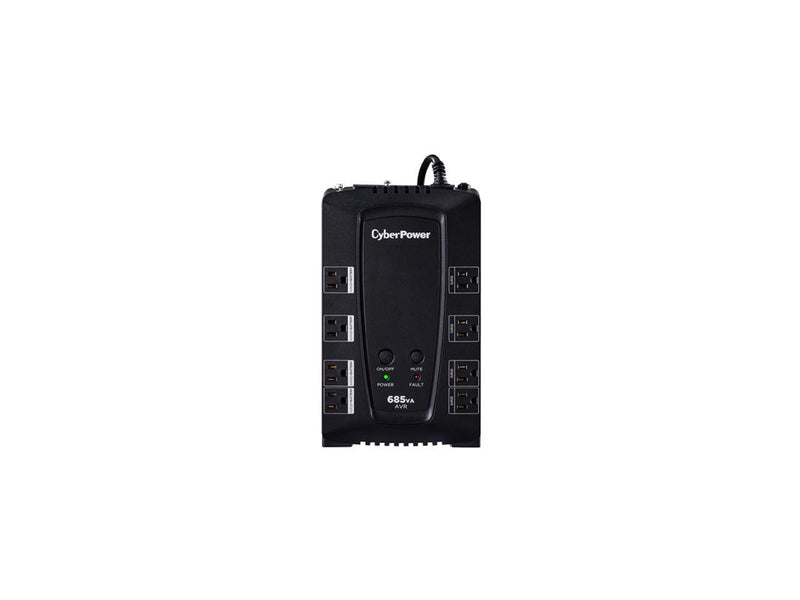 CyberPower CP685AVRG AVR UPS System 685VA/390W 8 Outlets Compact