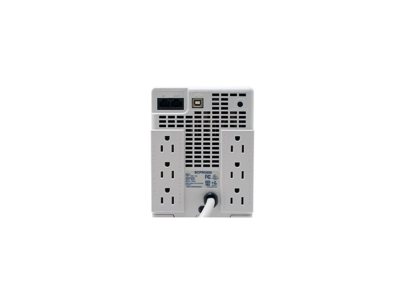 Tripp Lite BCPRO600 BC Personal 600 VA 345 Watts 6 Outlets Standby Tower UPS for PCs