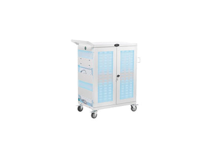 TRIPP LITE CSC32ACWHG 32 Outlets Multi-Device UV Charging Cart, Hospital-Grade