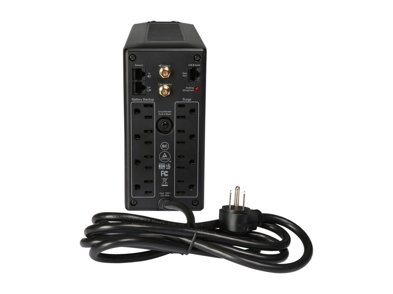 APC BX850M Back-UPS Pro 850 VA 510 Watts 8 Outlets Uninterruptible Power Supply (UPS)