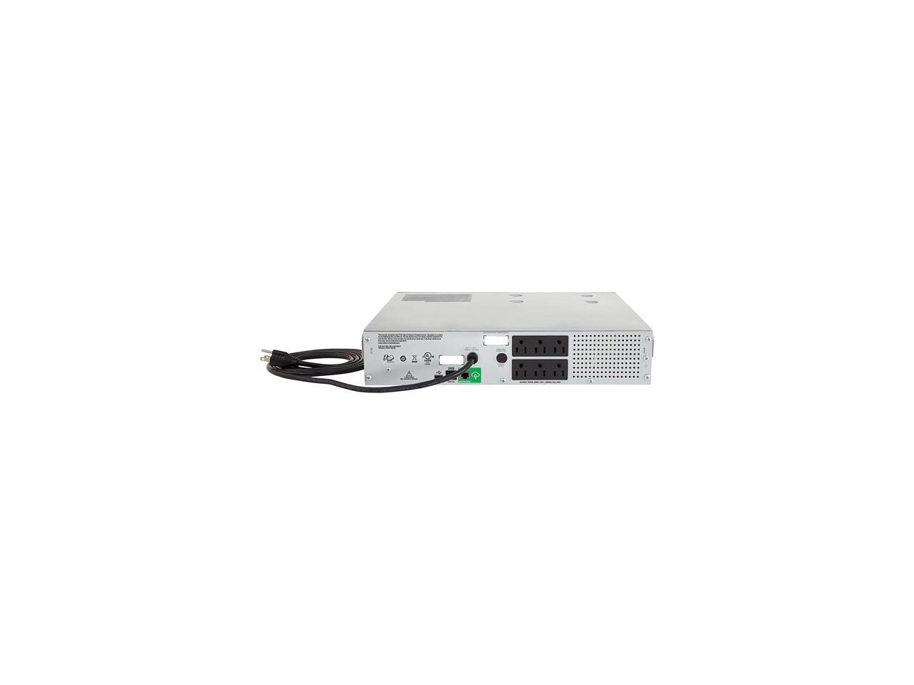 APC SMC1000-2UC 1000 VA 600 Watts 6 Outlets Pure Sinewave Smart-UPS with SmartConnect (Replaces SMC1000-2U)