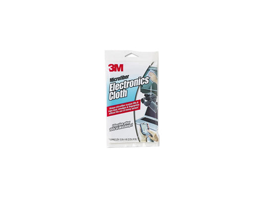 3M 9027 Microfiber Electronics Cleaning Cloth, 12 x 14, White