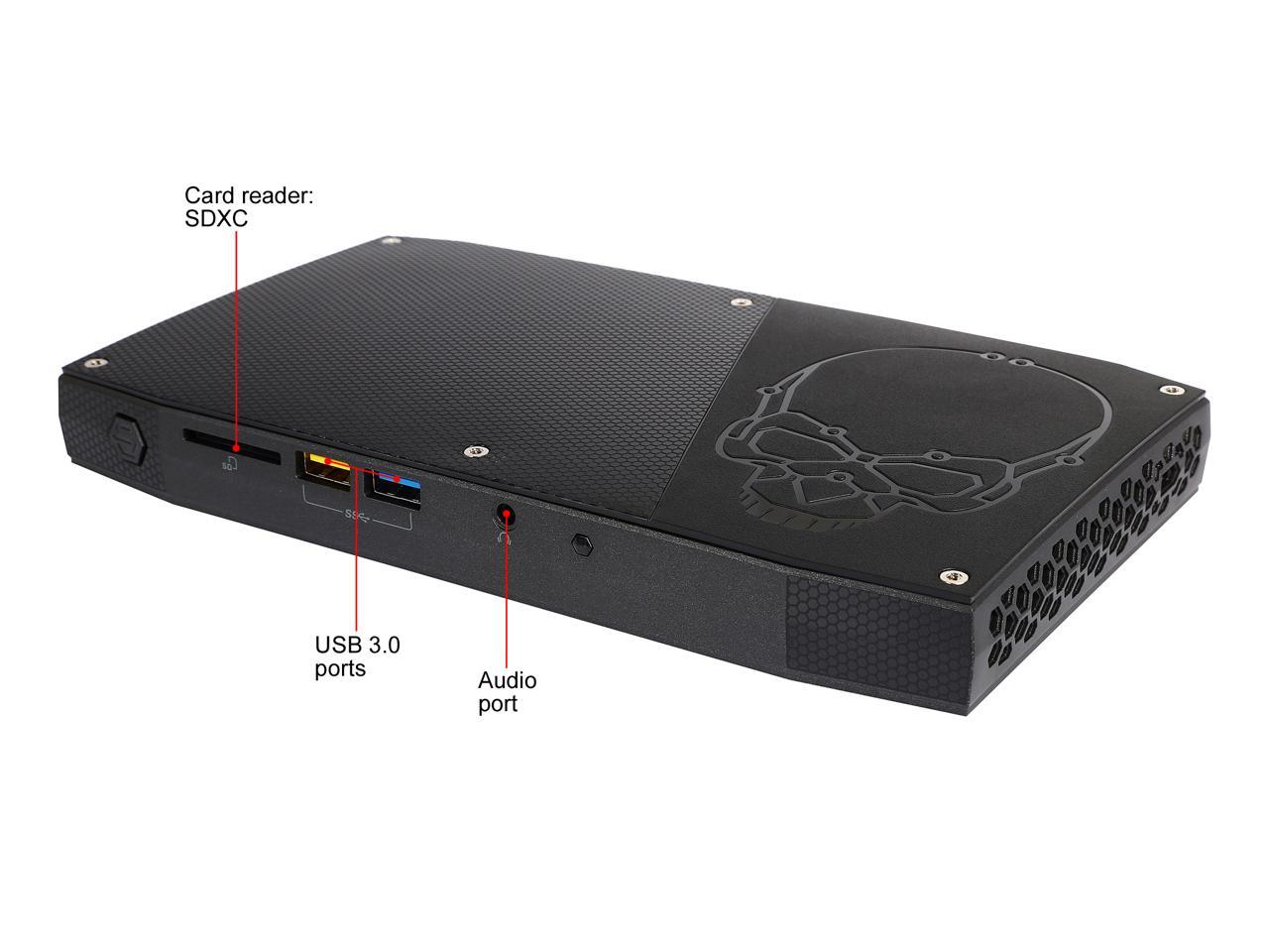 Intel NUC Skull Canyon NUC6i7KYK Kit with 6th Gen. Intel Core i7 Processor, M.2 SSD Compatible, Dual DDR4 Memory Max 32GB with Intel Iris Pro Graphics, Thunderbolt 3, No OS, Windows 10 Compatible