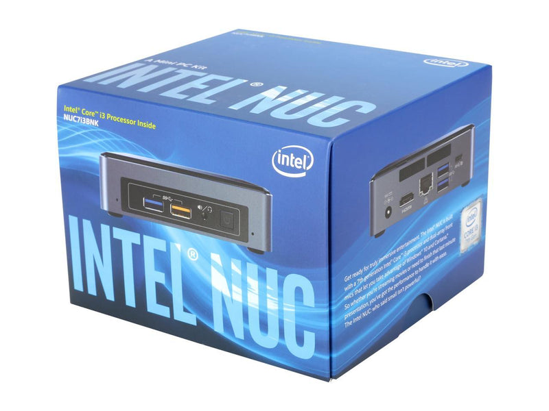 Intel NUC (Next Unit of Computing) BOXNUC7I3BNK Black Barebone Systems - Mini / Booksize