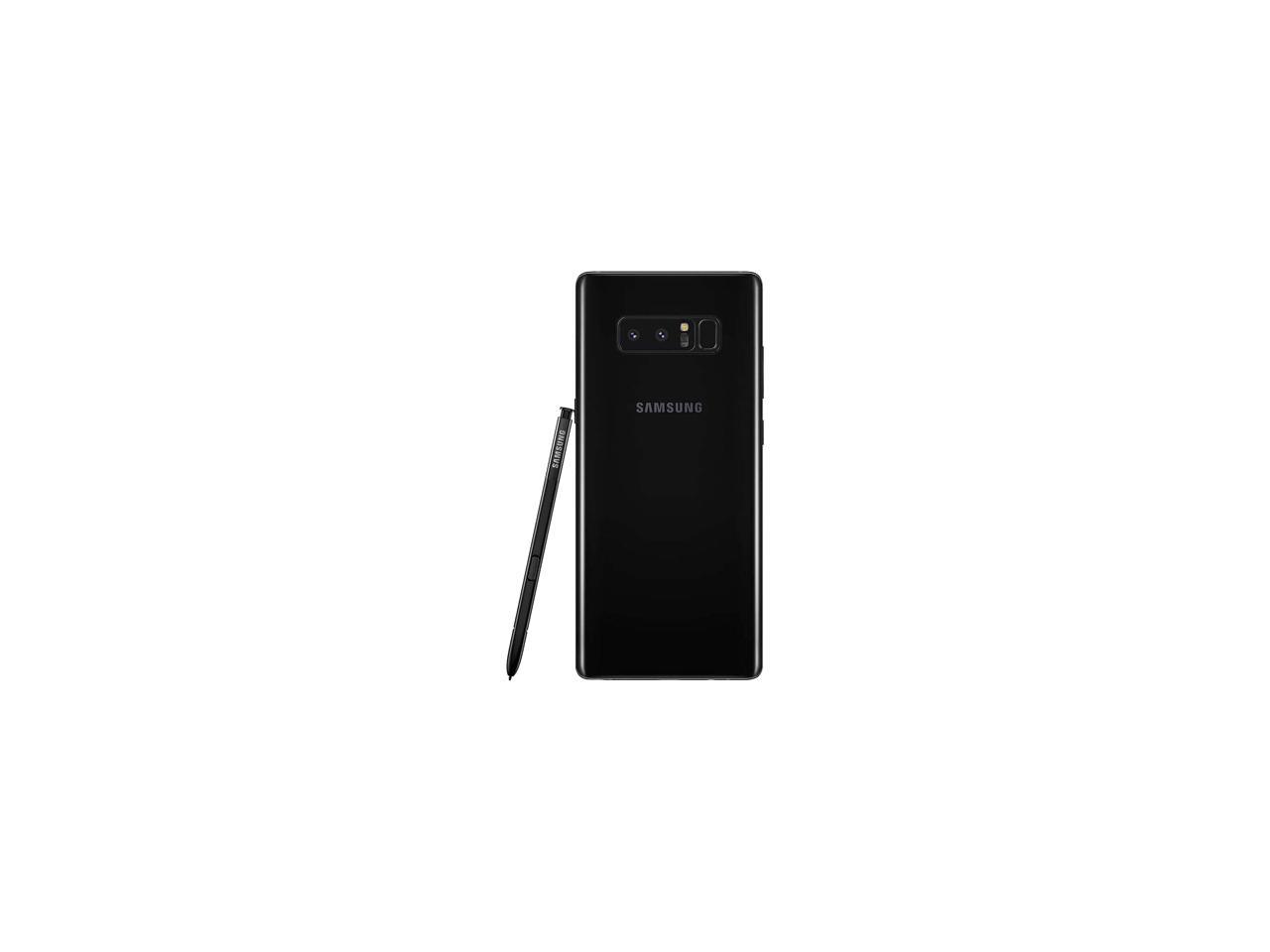 Samsung Galaxy Note 8 4G LTE Unlocked GSM Android Phone w/ Dual 12 Megapixel Camera - (Used) 6.3" Midnight Black 64GB 6GB RAM