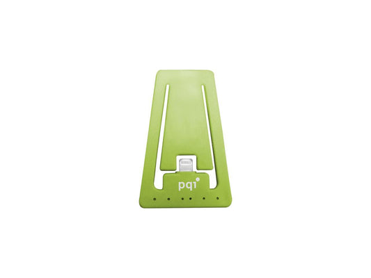 PQI 6PCJ-008R0002A Green i-Cable Stand Apple Certified MFI iPhone Stand with Lightning Connector