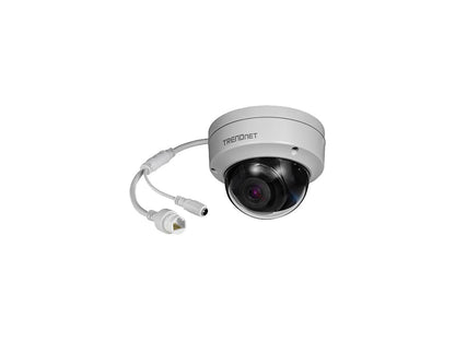 TRENDnet Indoor/Outdoor 2MP H.265 WDR PoE IR Dome Network Camera, IR Night Vision Up to 30m (98 ft), 1080p, IP67 Rated, Motion Detection Recording, 120dB Wide Dynamic Range, TV-IP327PI