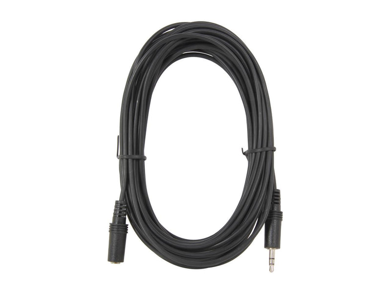 C2G 40409 3.5mm M/F Stereo Audio Extension Cable, Black (25 feet, 7.62 Meters)