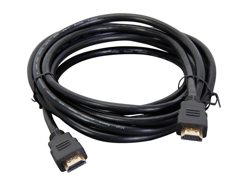 C2G 40305 High Speed 4K UHD HDMI Cable with Ethernet for TVs, Laptops, and Chromebooks, Black (9.8 Feet, 3 Meters)