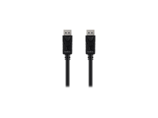 BELKIN PURE AV F2CD000B06-E 6 ft. Black DisplayPort to DisplayPort Cable Male to Male
