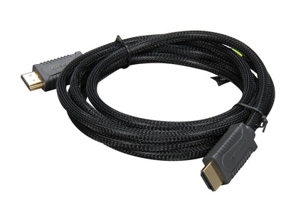 IOGEAR GHDC1402P 6.5 ft. Black/Grey High Speed HDMI® Cable with Ethernet Male to Male