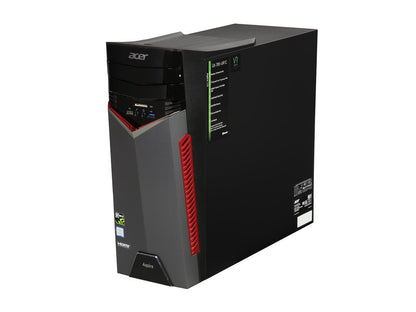 Acer Desktop Computer Aspire GX-785-UR1C Intel Core i5 7th Gen 7400 (3.00 GHz) 8 GB DDR4 256 GB SSD NVIDIA GeForce GTX 1060 Windows 10 Home 64-bit