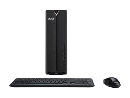 Acer Desktop Computer Aspire X XC-330-UR11 A6-Series APU A6-9220 (2.50 GHz) 4 GB DDR4 1 TB HDD AMD Radeon R4 Windows 10 Home 64-Bit