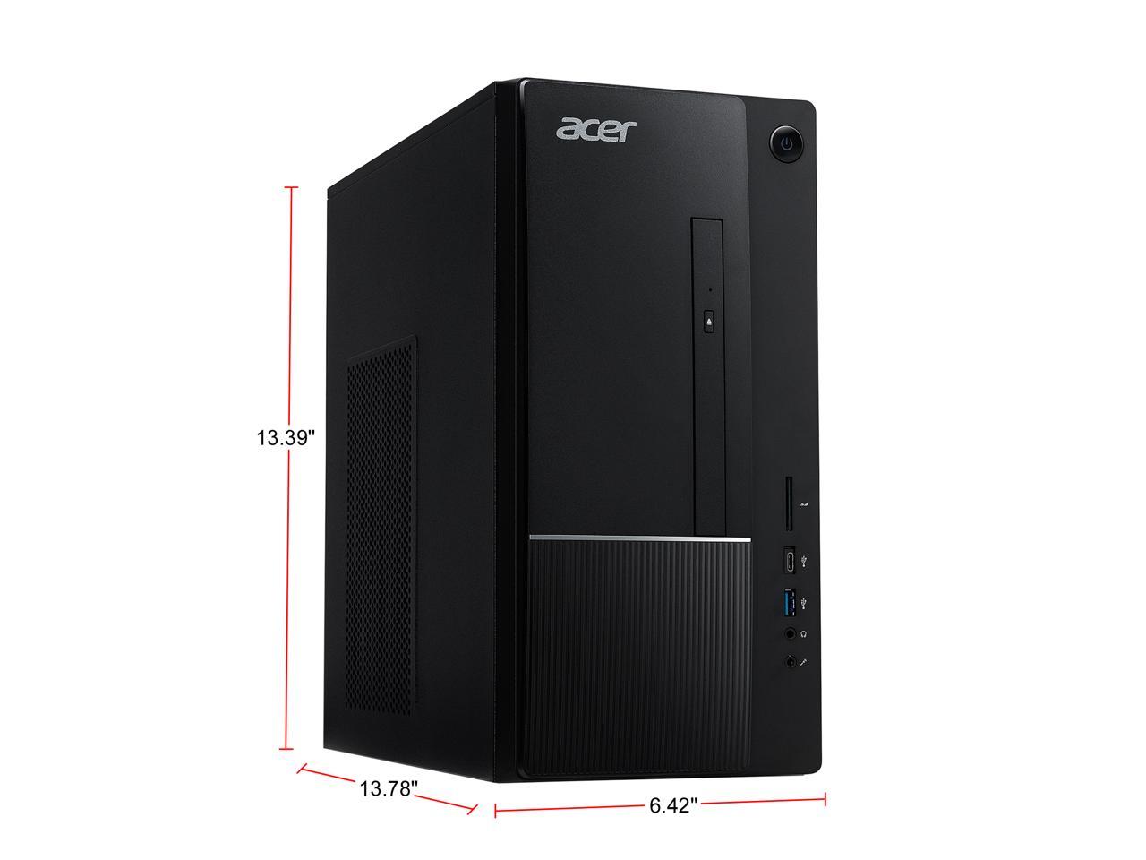 Acer Aspire TC - Intel Core i5-10400 - 8 GB DDR4 - 1 TB HDD - Intel UHD Graphics 630 - Windows 10 Home - Desktop PC (TC-875-UR12)
