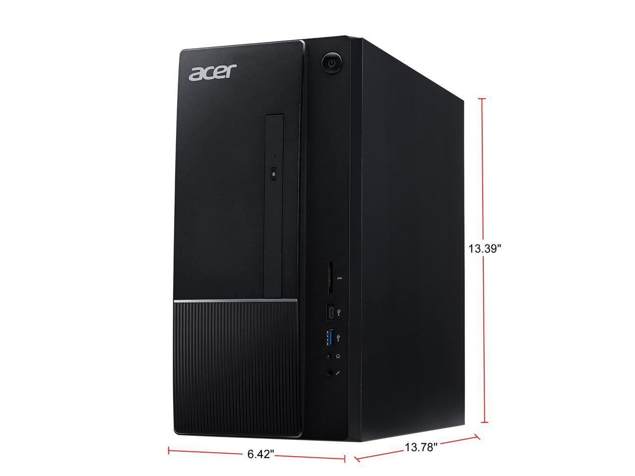 Acer Aspire TC - Intel Core i5-10400 - 8 GB DDR4 - 512 GB SSD - Intel UHD Graphics 630 - Windows 10 Home - Desktop PC (TC-875-UR13)