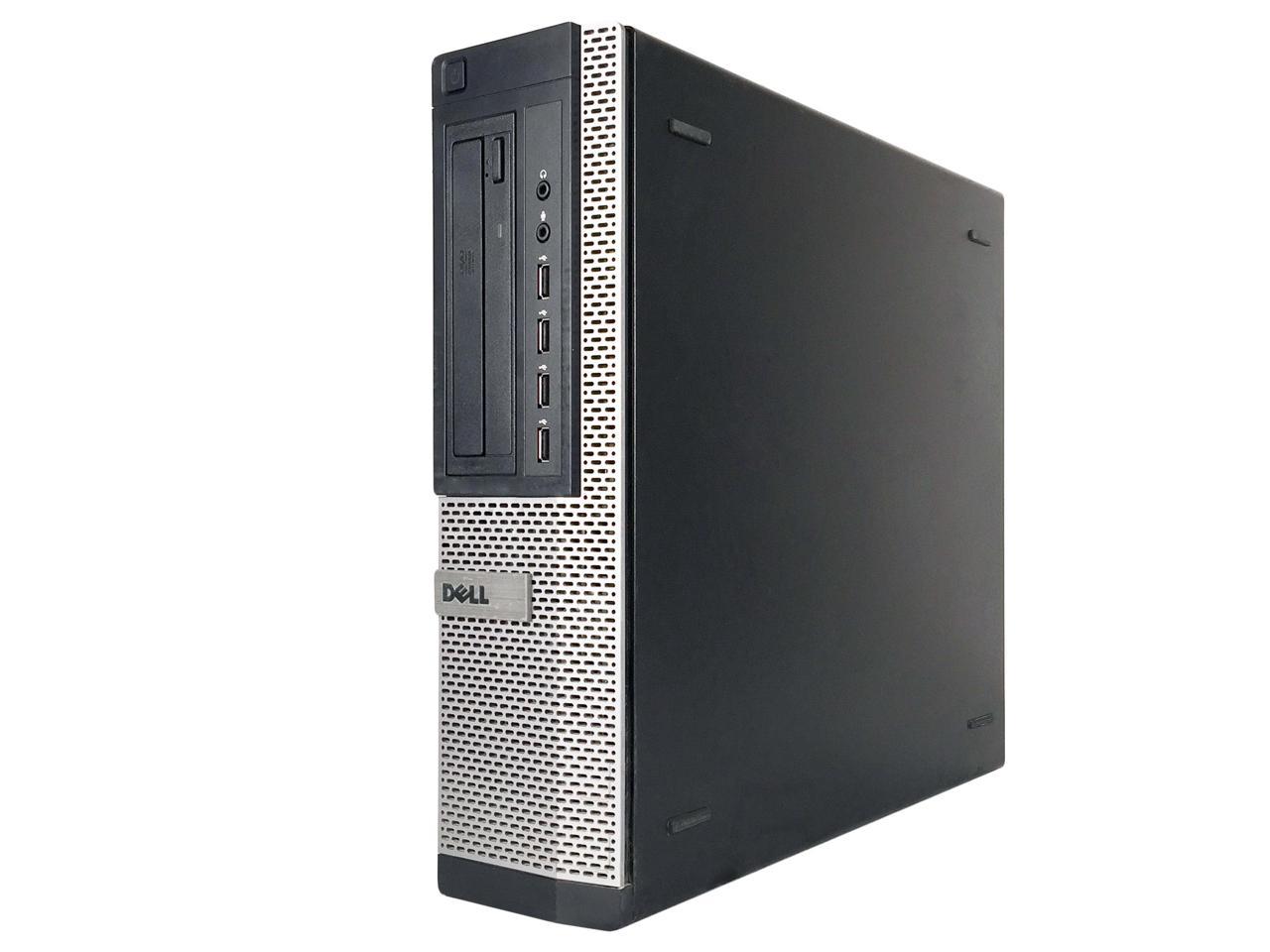 Refurbished Dell Grade A OptiPlex 990 Desktop Computer, Intel Core I5-2500 (3.3 GHz), 4G DDR3, 160G HDD, DVD, Windows 10 Pro 64-bit (English/Spanish), 1 Year Warranty