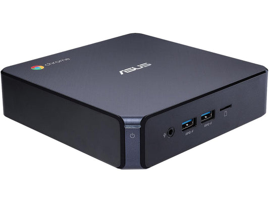 ASUS Desktop Computer Chromebox 3 CHROMEBOX3-N3299U Intel Core i3 8th Gen 8130U (2.20 GHz) 4 GB DDR4 32 GB SSD Intel UHD Graphics 620 Google Chrome OS
