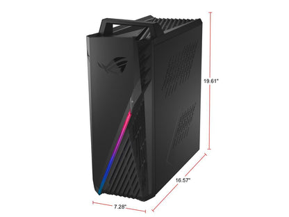 ASUS Gaming Desktop ROG Strix G15CK-BS772 Intel Core i7 10th Gen 10700KF (3.80 GHz) 16 GB DDR4 512 GB PCIe SSD NVIDIA GeForce RTX 2070 SUPER Windows 10 Home 64-bit