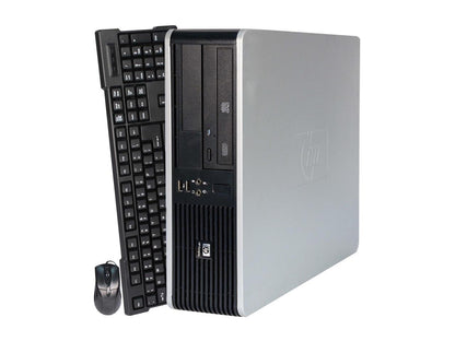HP Desktop Computer RP5800 Intel Core i3 2nd Gen 2100 (3.10 GHz) 8 GB DDR3 320 GB HDD Intel HD Graphics 2000 Windows 10 Pro Multi-Language, English / Spanish