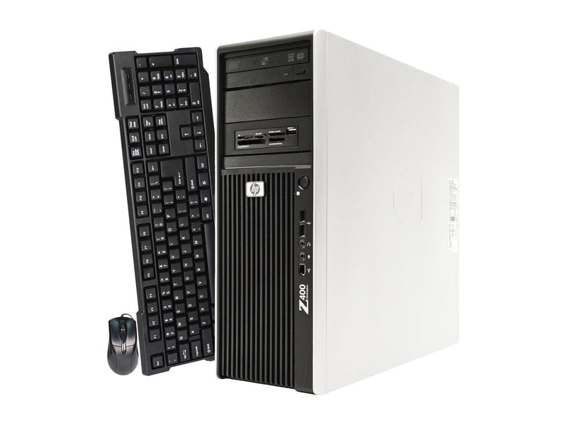 HP Desktop Computer Z400 Xeon W3550 (3.06 GHz) 8 GB DDR3 1 TB HDD ATI Radeon HD 3450 Windows 10 Pro Multi-Language, English / Spanish
