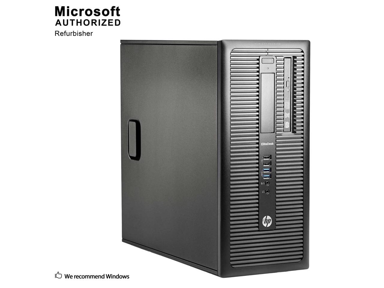 HP ProDesk 800 G1 Tower Intel Core i5 4590 3.30 GHz, 16 GB DDR3, Brand New 120 GB SSD + 3 TB HDD, DVD, WiFi, BT 4.0, Windows 10 Pro 64-Bit, 1 Year Warranty