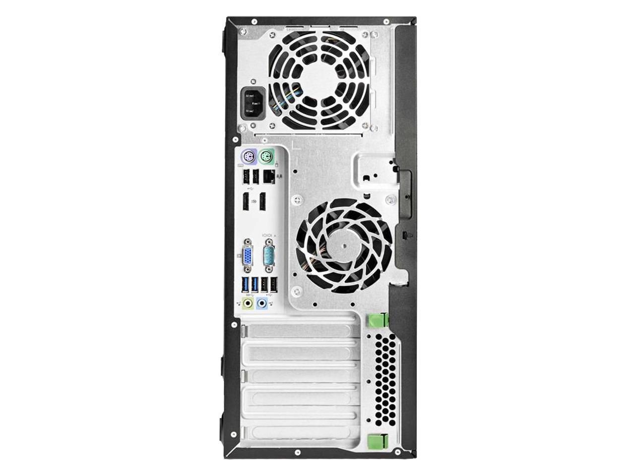 HP ProDesk 800 G1 Tower Intel Core i5 4590 3.30 GHz, 16 GB DDR3, Brand New 120 GB SSD + 3 TB HDD, DVD, WiFi, BT 4.0, Windows 10 Pro 64-Bit, 1 Year Warranty