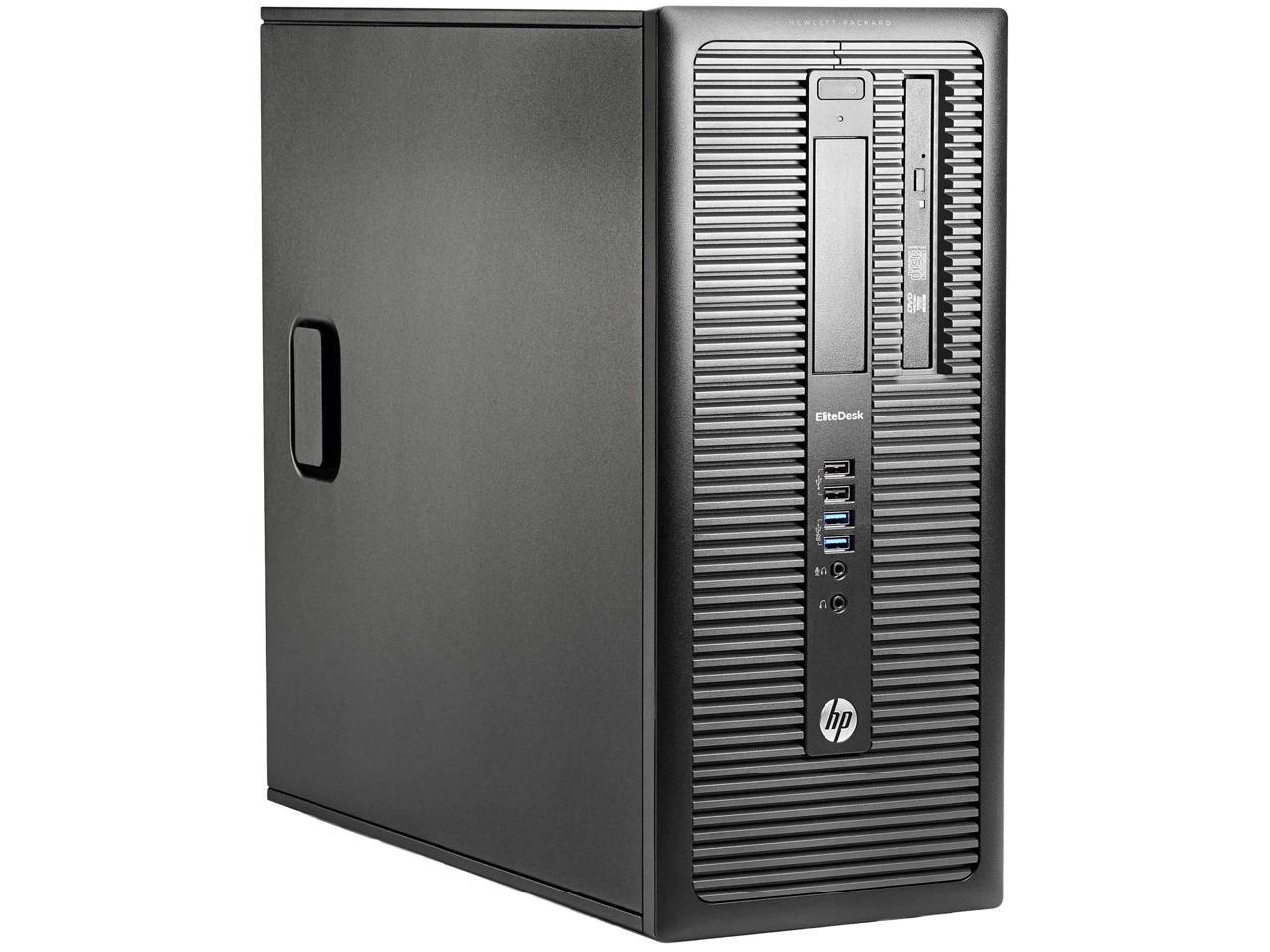 Refurbished HP Grade A ProDesk 600G1 Tower Computer, Intel Core I3-4160 (3.6GHz), 8 GB DDR3 RAM, 240 GB SSD + 1TB HDD, USB WIFI Adapter, USB Bluetooth 4.0 Adapter, Windows 10 Professional 64-bit (English/Spanish), 1 Year Warranty