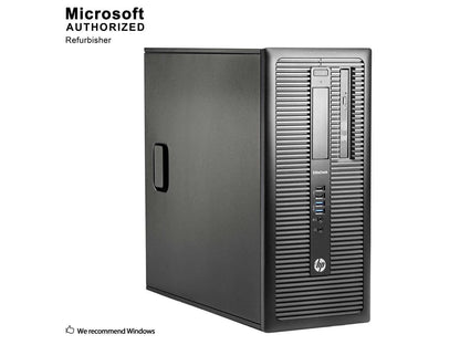 Refurbished HP Grade A Pro 600G1 Tower Computer, Intel Core I3-4130 (3.4GHz), 16G DDR3, 240G SSD + 1T, WIFI, BT 4.0, Windows 10 Pro 64-bit (English/Spanish), 1 Year Warranty
