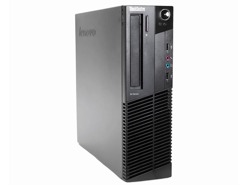 Lenovo Desktop Computer M81-SFF Intel Core i5 2nd Gen 2400 (3.10 GHz) 8 GB DDR3 128 GB SSD Intel HD Graphics 2000 Windows 10 Pro 64-bit