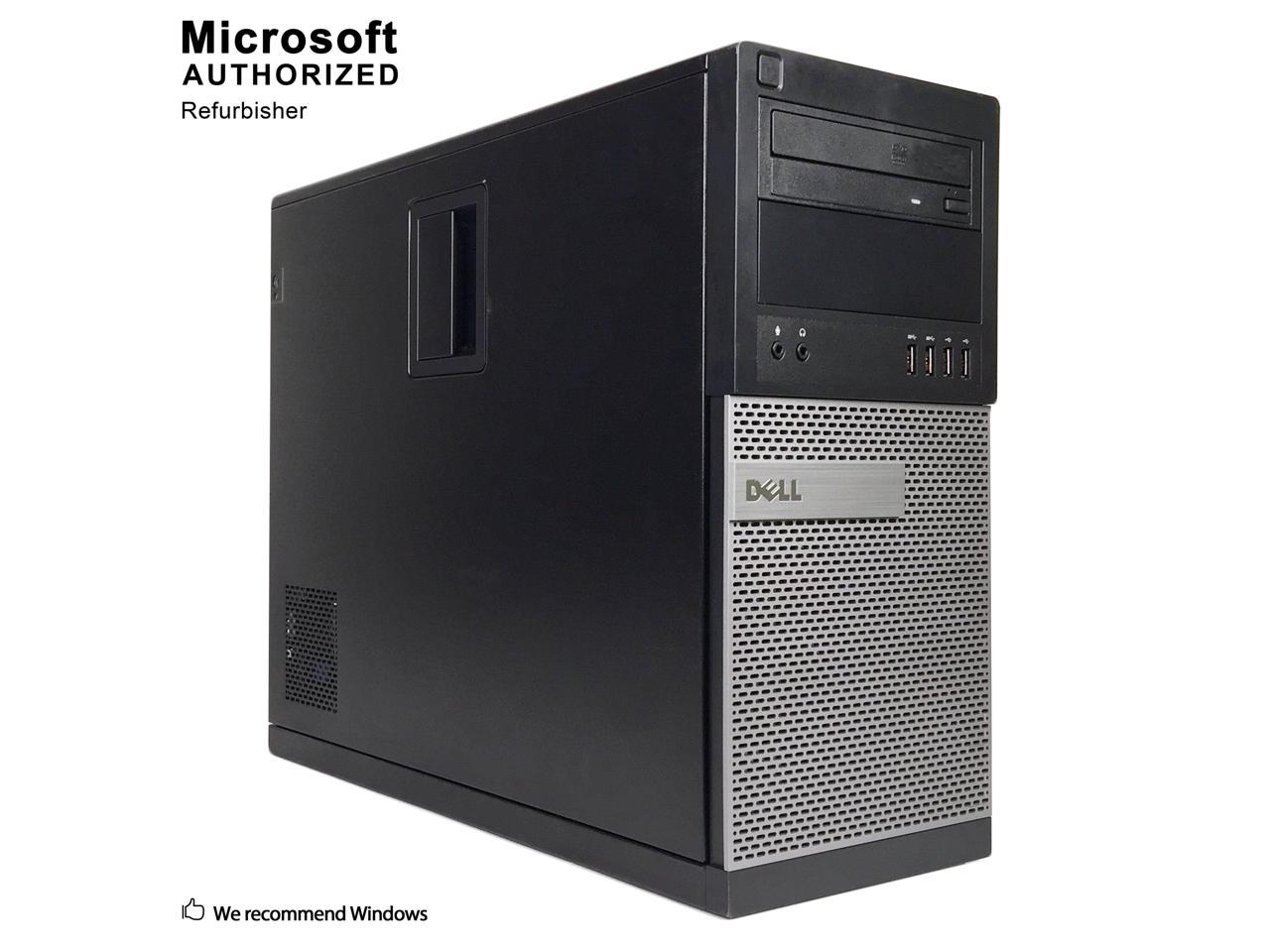 Dell Grade A OptiPlex 7020 Tower, Intel Core I5-4590 (3.3 GHz), 16GB DDR3, 2TB HDD, DVD, USB WIFI Adapter, USB Bluetooth 4.0 Adapter, Win 10 Home 64 bits (EN/ES)