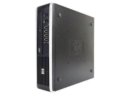 Refurbished HP Grade A Compaq 8200 Elite Ultra-slim PC Intel Core i5 2400S (2.5 GHz), 8 GB DDR3, 500GB, WIFI, Bluetooth 4.0, DVD, Win 10 Pro 64-bit (EN/ES), 1 Year Warranty