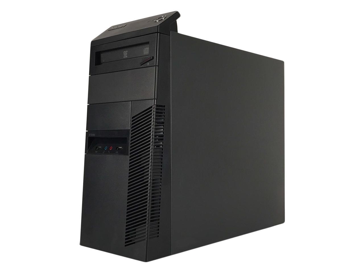 Certified Refurbished 2018 Lenovo ThinkCenter M81 TW Intel i5 2400 3.10GHz, 8GB DDR3, Brand New 240GB SSD, DVD, WIFI, BT 4.0, HDMI, VGA, DisPlayPort, Windows 10 Professional 64 Bits