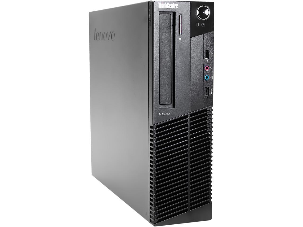 Lenovo Desktop Computer M82-SFF Intel Core i5 3rd Gen 3470 (3.20 GHz) 4 GB DDR3 500 GB HDD Windows 10 Pro 64-Bit