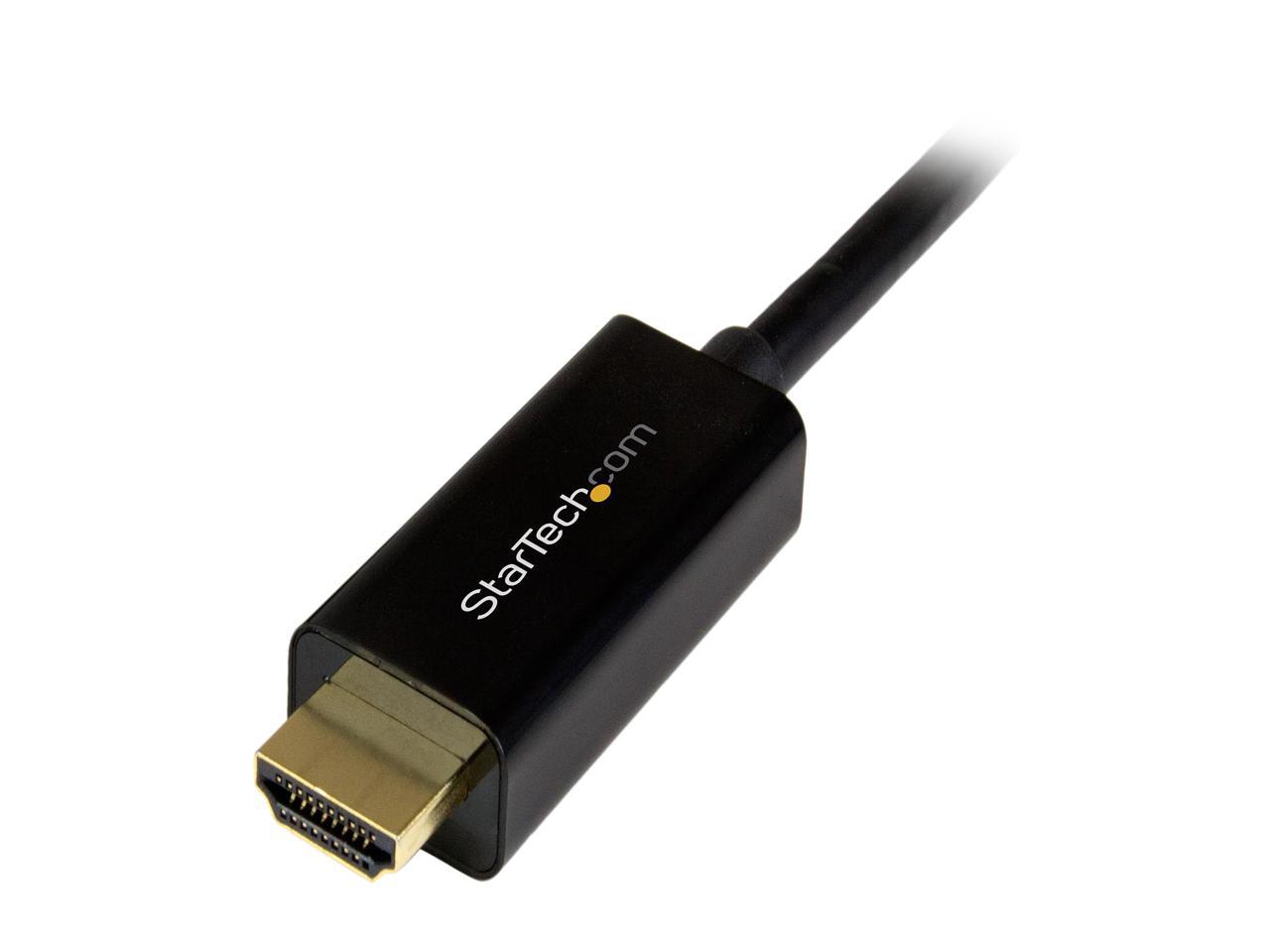 StarTech.com DP2HDMM3MB DisplayPort to HDMI Adapter Cable - 3 m (10 ft.) - DP to HDMI Adapter with Built-in Cable - (M / M) Ultra HD 4K 30 Hz