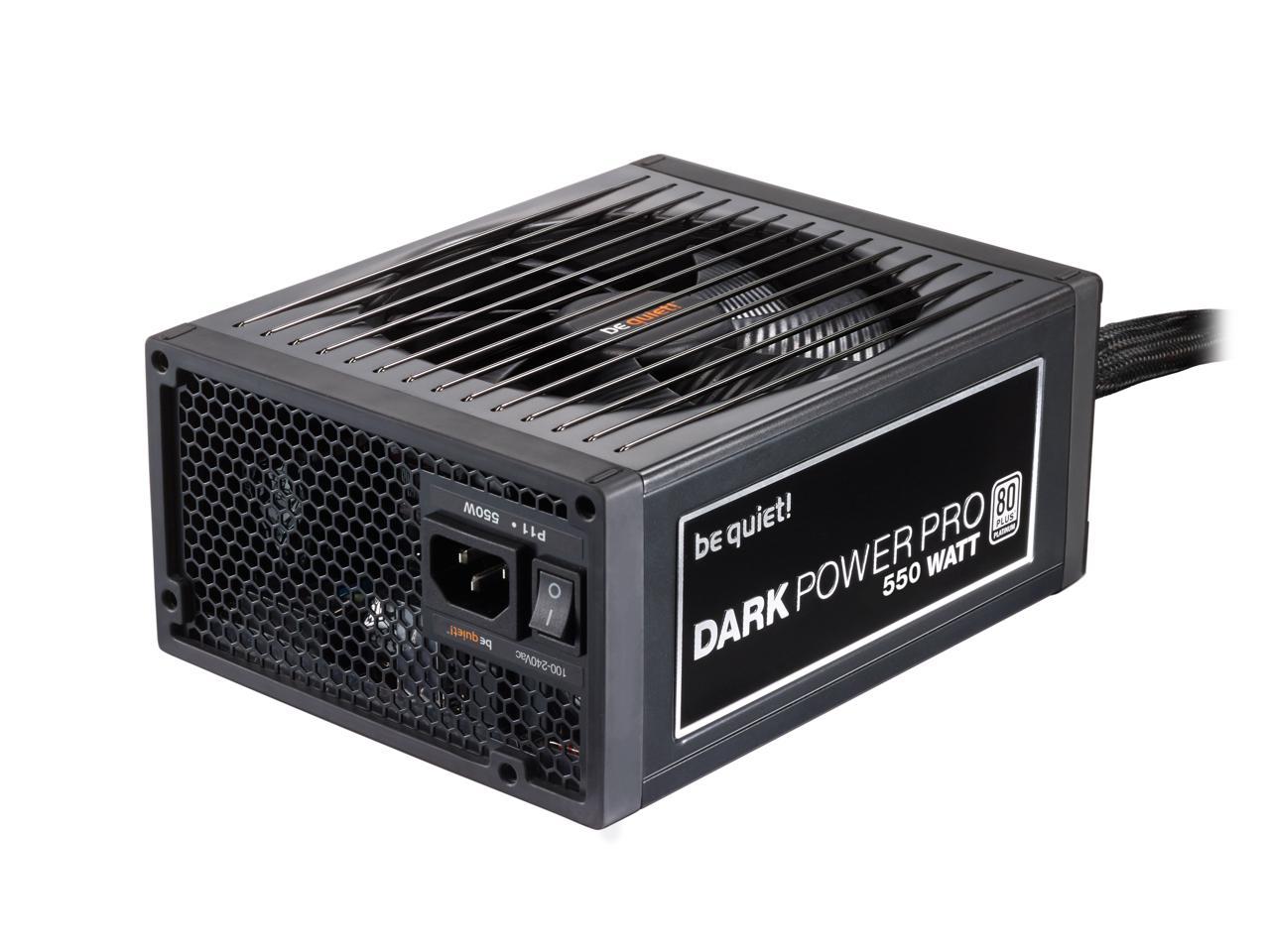 be quiet! Dark Power Pro 11 550W ATX 12V 80 Plus Platinum Modular Power Supply – Silent Wings 3 Fan